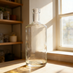 ขวดแก้วใสหนาคุณภาพพรีเมียม ดีไซน์สวยงาม สำหรับวิสกี้ บรั่นดี วอดก้า สุรา และเหล้าชนิดพิเศษ ขวดปิดผนึกอย่างดี ทนทาน - Product Image 3