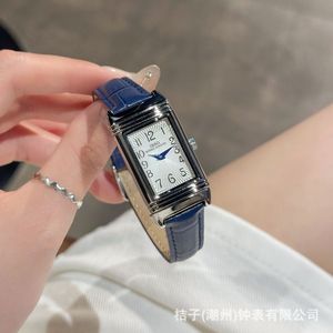 Orologio da Donna alla Moda con Cassa in Lega, Coperchio Scorrevole, Quadrante Rettangolare, Lancette, Cinturino in Pelle PU, Movimento al Quarzo, Resistenza <span class=keywords><strong>all</strong></span>'<span class=keywords><strong>Acqua</strong></span> 30M - Product Image 2