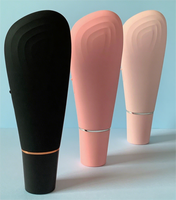 Brosse nettoyante faciale en silicone souple 2-en-1 et appareil exfoliant ultrasonique pour un nettoyage en profondeur des pores et une meilleure absorption des sérums