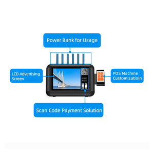 2024 nouveau produit mini kiosko powerbank smart partagé power bank station location oem nfc pos système machine avec app carte de crédit - Product Image 4