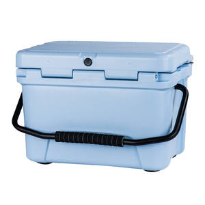 Glacière rotomoulée Kuer 20 Qt, glacière portable pour la pêche, les pique-niques et le stockage des aliments en extérieur, blanche - Product Image 5