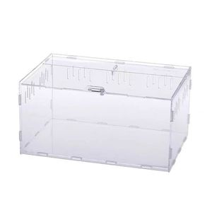 Acrylique Carré Transparent Reptile Enceinte Design Minimaliste <span class=keywords><strong>Terrarium</strong></span> pour Serpents Araignées et Petits Lézards Reptile Enclos - Product Image 5