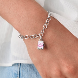 Pendentif en émail <span class=keywords><strong>James</strong></span> Avery en argent sterling S925 en gros, pendentif coloré en forme de rose pour pince à cheveux et sac de voyage, breloque DIY - Product Image 2