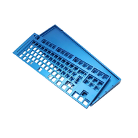 Teclado Mecánico Personalizado OEM con Mecanizado CNC de Precisión en Aluminio Anodizado, Latón y Acero Inoxidable
