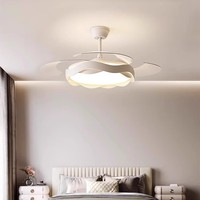 Ventilateur de refroidissement d'air pliable à spectre complet pour maison intelligente, pour chambre principale et salle à manger, silencieux, puissant, télécommande, 42 pouces