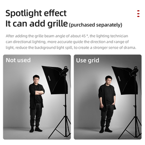 Softbox AMBITFUL de 24 x 35 Pulgadas (60 x 90 cm) con Montura Bowens, <span class=keywords><strong>Profoto</strong></span> o Elinchrom para <span class=keywords><strong>Flash</strong></span> de Estudio - Product Image 5