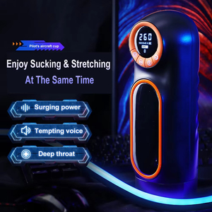 Gobelet de masturbation pour homme mains libres, machine sexuelle pour homme, stimulateur de pénis avec poussée, vibration, succion, <span class=keywords><strong>plaisir</strong></span> sexuel - Product Image 4