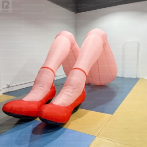 อุปกรณ์ประกอบฉากเวทีขนาดใหญ่รูปทรงเซ็กซี่ ของเล่นเป่าลมรูปผู้หญิงสำหรับผู้หญิง ลูกโป่งสำหรับโฆษณาในไนท์คลับ ของเล่นเซ็กซี่รูปขาเรียวยาว - Product Image 5