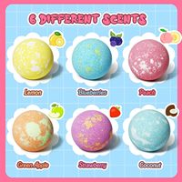 Set de Regalo OEM para Niñas: Pulsera Sorpresa con Bombas de Baño, Bolas Efervescentes Coloridas Hechas a Mano a Base de Plantas, Unicornio, Sirena, Hidratante