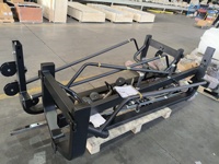 Máquina de Poleas Cruzadas de Acero Comercial con Doble Polea Ajustable y Pila de Pesas de 140 kg para Entrenamiento EM Fitness EM1026