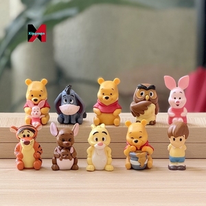 10 Stili di Personaggi della Famiglia <span class=keywords><strong>Winnie</strong></span> <span class=keywords><strong>the</strong></span> <span class=keywords><strong>Pooh</strong></span>: Tigro, Piglet, Eeyore, Gufo, Roo - Modellini Giocattolo Ornamentali - Product Image 6