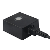Escáner de código de barras de escritorio USB RS232 Montaje fijo de alta densidad 1D 2D QR Código de barras CMOS Lector de escáner