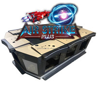 高清晰度 55 英寸液晶显示器 4 人钓鱼视频游戏机软件 Air Strike Plus