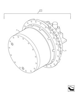 Конечная передача экскаватора YN53D00008F1 YN53D00008F2 YN53D00008F3 ходовая коробка передач для экскаватора <span class=keywords><strong>Kobelco</strong></span> <span class=keywords><strong>SK200</strong></span>-6 ED150 - Product Image 3