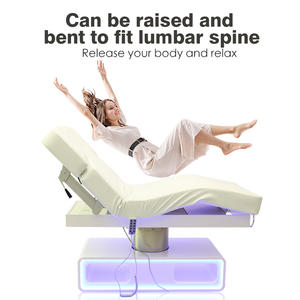 BOJUE Custom Hochwertige koreanische Salon möbel Schwarzes Wimpern bett Öl Chiropraktik Holz Elektrische <span class=keywords><strong>Massage</strong></span> Tisch bett - Product Image 3