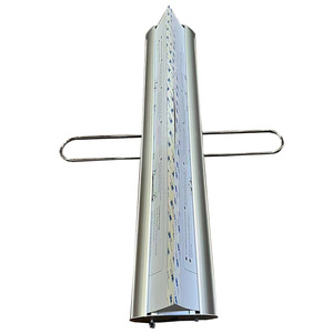 Banner enrollable de doble cara Shanghai New And Heart de 85x200, portátil, de aleación de aluminio, desmontable, para eventos y exposiciones - Product Image 3