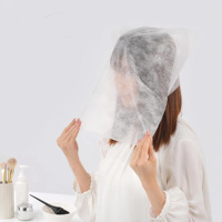 Protège-taches de maquillage et cache-visage essentiel pour cabine d'essayage de magasin de vêtements, en non-tissé translucide et respirant