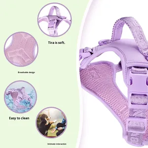 Arnés de Pecho Deportivo de Nailon con Remaches Antiexplosión, Estilo Chaleco, Correa para Perros para Pasear Perros, Nuevo y en Oferta - Product Image 2