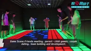 Activar juego Led Floor Light Dance Game Sensor de presión interactivo Juego de piso