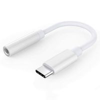 Câble adaptateur USB C Type C vers prise casque 3,5 mm avec convertisseur audio USB-C Aux pour la charge de téléphones mobiles
