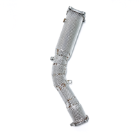 Downpipe haute performance pour Audi A5 B8.5 2.0T 2016 version deux portes avec tuyau d'échappement en acier inoxydable 304