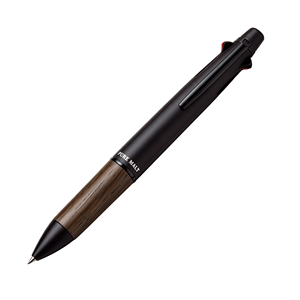 Bolígrafo Multifunción Uni Pure Malt con Empuñadura de Madera 4 en 1 3 en 1, Bolígrafo Retráctil de Origen Japonés 0.5/0.7mm Unisex para Oficina - Product Image 1