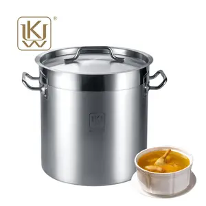 China Manufacturer Large Steel Best Stockpots For Soup