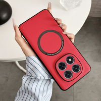Coque arrière en cuir PU avec protection magnétique pour téléphone portable Xiaomi Redmi Note 14 Pro Plus 5G (vente en gros)