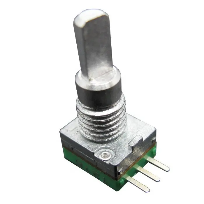 F081E Loạt 8 Mét Chuyển Mạch Encoder Đơn Trục 10 Xung Mã Hóa Âm Thanh Mã Hóa 20 Vị Trí Mini Rotary Encoder