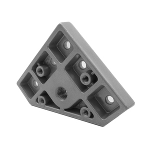 Aluminium legierung Universal Caster Frame Fuß schale Verbindungs profil Ende Verbindungs platte - Product Image 4