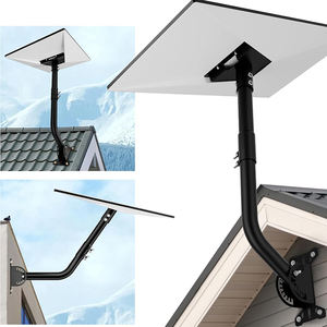 JH-Mech Gen 3 <span class=keywords><strong>Support</strong></span> pour Starlink Kit de montage de toit <span class=keywords><strong>mural</strong></span> en acier au carbone robuste <span class=keywords><strong>Support</strong></span> de poteau d'<span class=keywords><strong>antenne</strong></span> réglable à 180 degrés en forme de l - Product Image 1