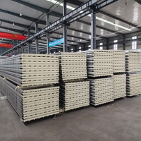 Panneaux sandwich en mousse de polyuréthane rigide pour toiture et murs, PU PIR