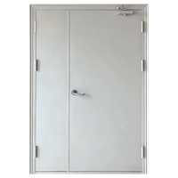 Puerta de Seguridad Contra Incendios de Una Hoja de Alto Rendimiento para Uso Comercial, Sala de Estar y Entrada - Puerta Contra Incendios Blindada de Acero