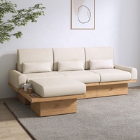 Nuevo Diseño de Sofá Futón, Muebles de Madera Minimalistas para Sala de Estar, Sofá de Diseño Estilo Japonés