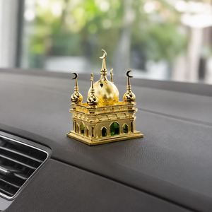 <b>Ramadan</b> Eid Mubarak Mosque Car Air Freshener Gold Muslim Home <b>Decoration</b> Dashboard Ornament Islamic Gift Decor - Product Image 3