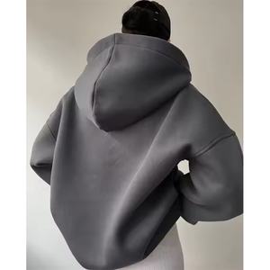 Sudaderas con Capucha Personalizadas para Mujer, Sudadera con Capucha Extra Grande con Cuello en V, Ropa de Calle, Sudadera con Capucha Lisa de Alta Calidad para Mujer - Product Image 2