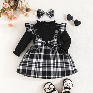 2025 3-24 <span class=keywords><strong>mois</strong></span> bébé vêtements décontracté noël rouge à manches longues mignon bébé filles robes <span class=keywords><strong>de</strong></span> princesse - Product Image 2