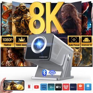 โปรเจคเตอร์อัจฉริยะ EU Magcubic X7 1080P Android 14 จอ LCD อัตโนมัติ ความสว่างสูง สำหรับฉายภาพกลางแจ้งในเวลากลางวัน เหมาะสำหรับการนำเสนอที่บ้าน - Product Image 1