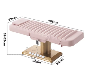Popular Pink Electric Beauty Bed White and Silver Electric Beauty Bed - Product Image 2
