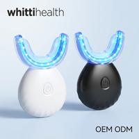 Kit de blanchiment dentaire LED rechargeable personnalisé, appareil électrique de blanchiment dentaire avec TPE pour le tannage des dents