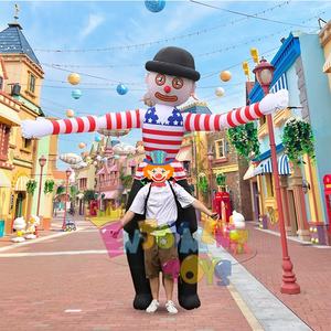 Disfraz inflable <span class=keywords><strong>de</strong></span> Navidad para adultos, disfraz <span class=keywords><strong>de</strong></span> payaso para actividades <span class=keywords><strong>de</strong></span> desfile al aire libre, disfraz <span class=keywords><strong>de</strong></span> marioneta <span class=keywords><strong>de</strong></span> dibujos animados inflable montado en la espalda - Product Image 6