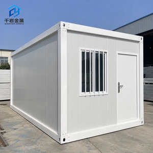 Maison conteneur pliable, bâtiment modulaire préfabriqué démontable, cabane portable, maison pliante en kit pour bureau temporaire - Product Image 4