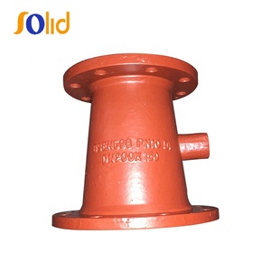 ISO2531 <span class=keywords><strong>EN545</strong></span> Tiêu Chuẩn <span class=keywords><strong>DI</strong></span> Mặt Bích Phụ Kiện 90 Deg Mặt Bích Uốn Cong Khuỷu Tay Dễ Uốn Sắt Ống Phụ Kiện - Product Image 4