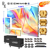Pantalla LED de Alquiler para Interiores y Exteriores de Alto Brillo RX, Pantalla Digital Impermeable IP65 para Bodas, Exposiciones, Ferias Comerciales y Eventos
