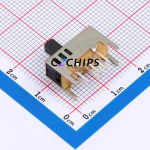 SS23D03L5 Slide Switch Through hole Component (THT) Switch Double Pole Three Throw Rectangle Pin Header PC Pin 16mm - Product Image 2