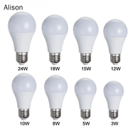 Ampoule LED pour intérieur et extérieur, maison, bureau, E27 B22 3W-18W AC 85-265V, économie d'énergie, résidentielle, Alison, garantie 3 ans