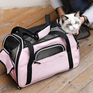Transportín para Mascotas Aprobado por <span class=keywords><strong>IATA</strong></span>, 10 kg, con Laterales Blandos, para Viajes en Avión, para Perros y Gatos, con Tela Oxford 600D, para Asientos de Coche, Venta al Por Mayor - Product Image 1