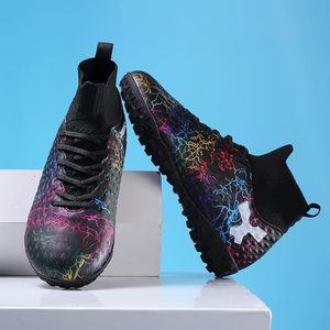 Alekaor - <span class=keywords><strong>Botas</strong></span> de Fútbol para Niños, Unisex, AG FG, Parte Superior de PU, Suela Exterior, Zapatos Deportivos para Exteriores - Product Image 6