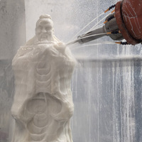 Máquina de Grabado y Fresado CNC con Brazo Robótico KUKA de 7 Ejes, Software CAM Sprut, Motor para Granito, Escultura 3D