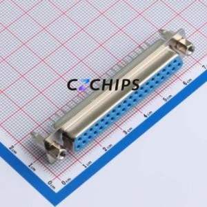 X0237FT7BL5 D-Sub/VGA Connector Through hole Component (THT) Connector Standard D-Sub Female 37P Through Hole - Product Image 1